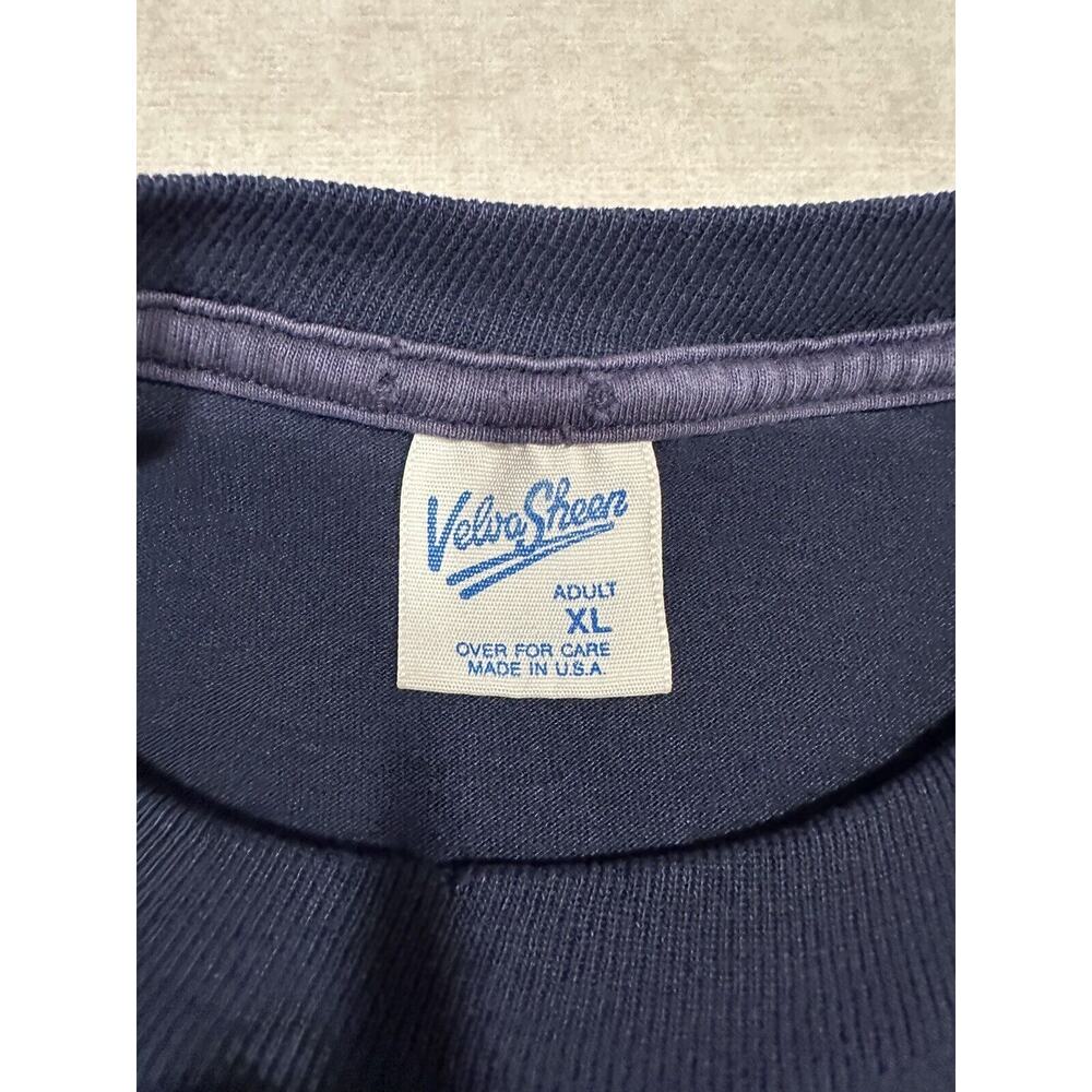 Vintage Walt Disney Mickey Mouse Florida Velva Sheen T-Shirt Size XL USA Blue - Picture 3 of 9